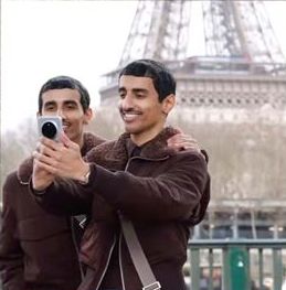 Creators filming for the HONOR and Instax collaboration