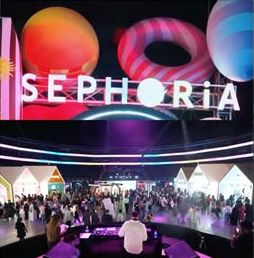 Sephoria event stage and crowd